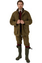 2023 Alan Paine Mens Combrook Tweed Shooting Field Coat COMGFIE - Sage